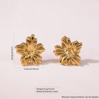 Mini Flower Stainless Steel Earrings