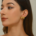 Bow Tie Stainless Steel Earrings