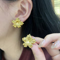 Mini Flower Stainless Steel Earrings