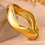 Anti-Tarnish waves Bracelet