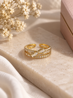 Mini Bow Ring 18KT Gold Plated