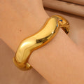 Anti-Tarnish waves Bracelet