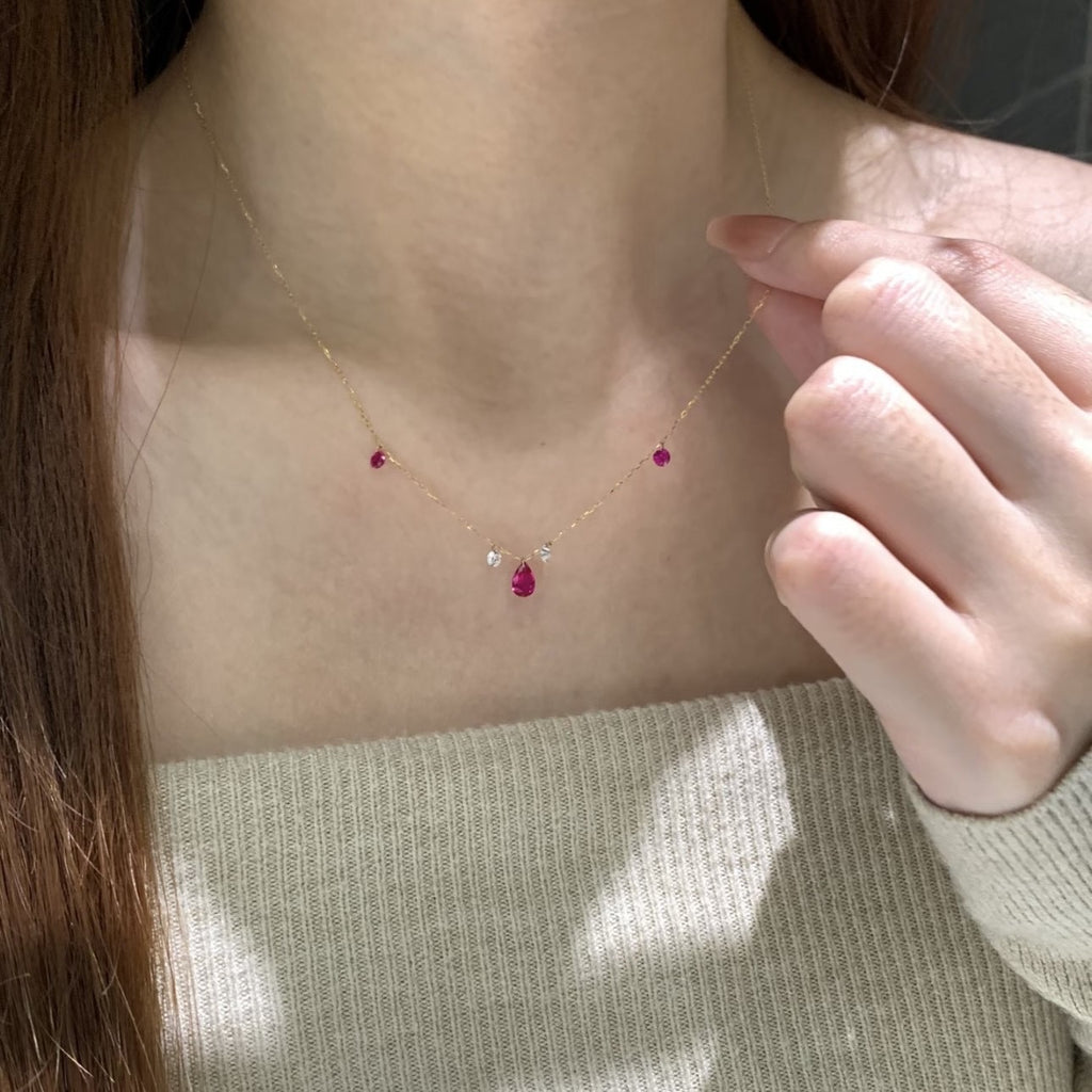 Water Droplets Necklace