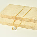 Water Droplets Necklace 18k Gold Plated