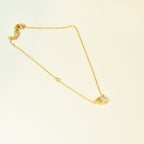 Water Droplets Necklace 18k Gold Plated