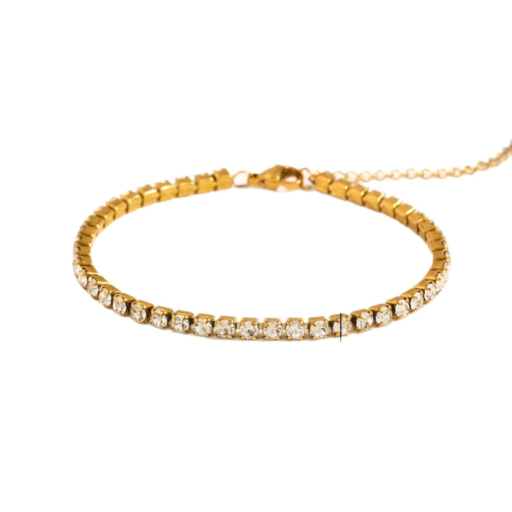 Geometric Waterproof Bracelet 18k Fold Plated